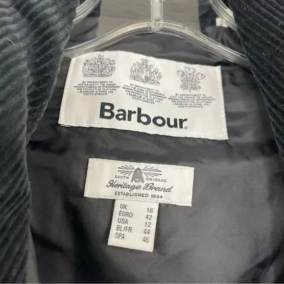 Barbour Darcy Quilt Women's Puff Coat Maroon US size 12